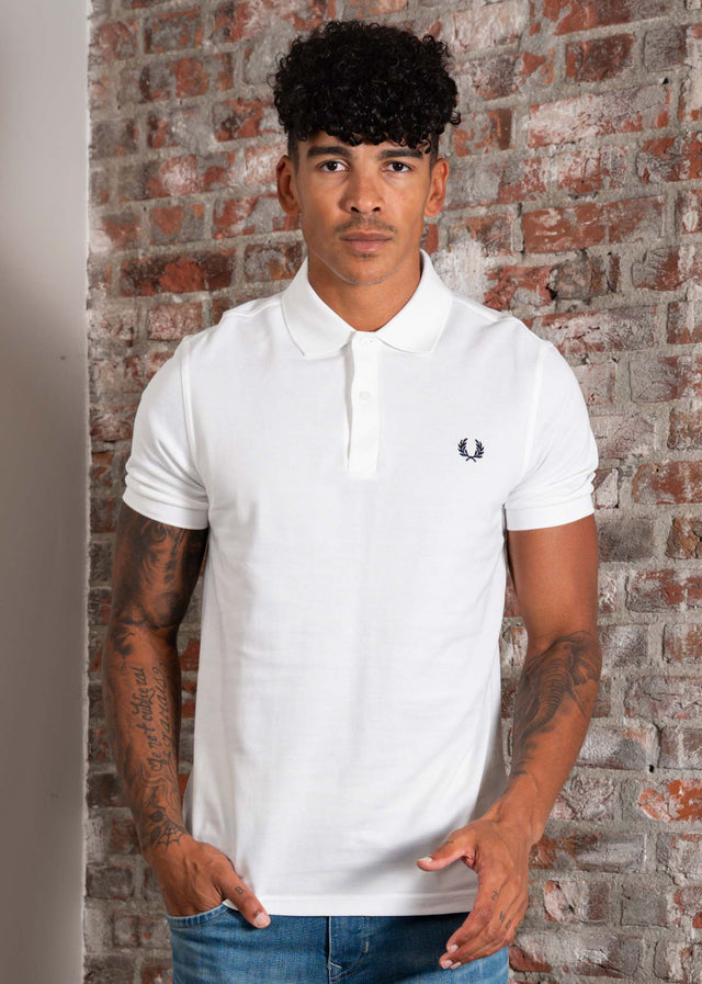 Fred Perry Polo's Plain Fred Perry polo shirt - white