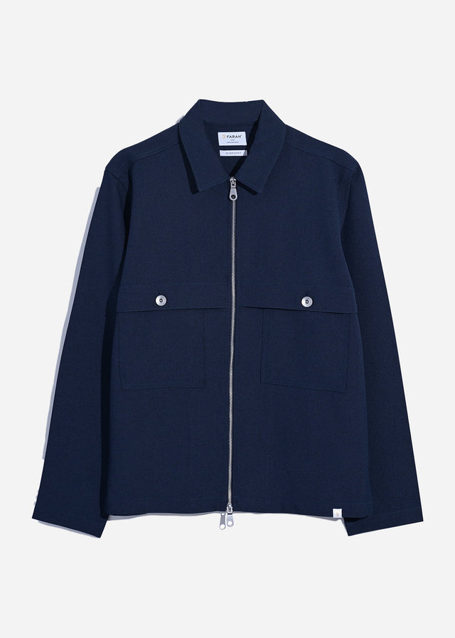 Farah Jassen Sonny overshirts - ink navy