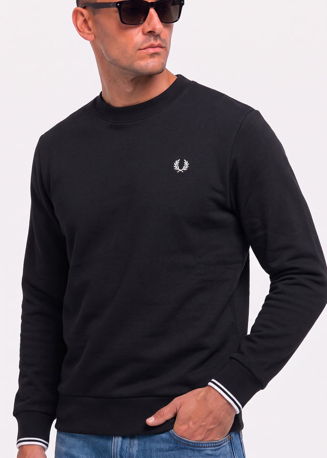 Fred Perry Truien Crew neck sweatshirt - black