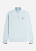 Fred Perry Truien Half zip sweatshirt - light ice