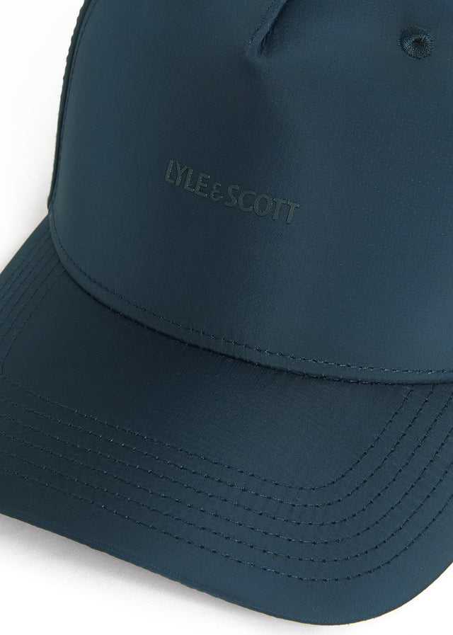Lyle & Scott Petten Shell fabric cap - dark navy