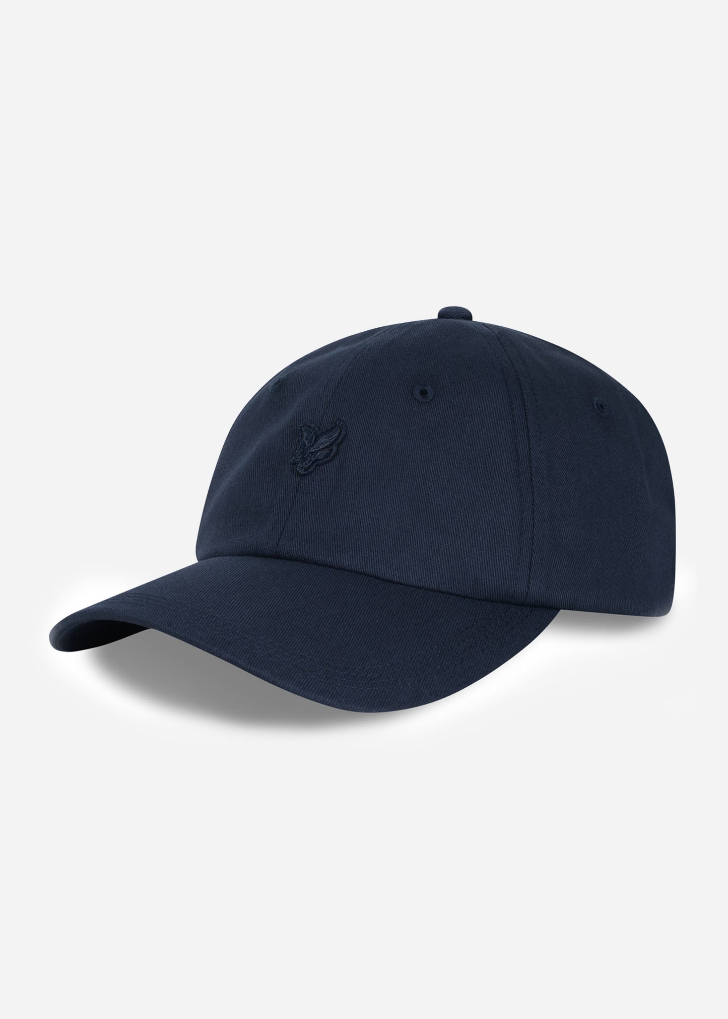 Lyle & Scott Petten Tonal eagle baseball cap - dark navy
