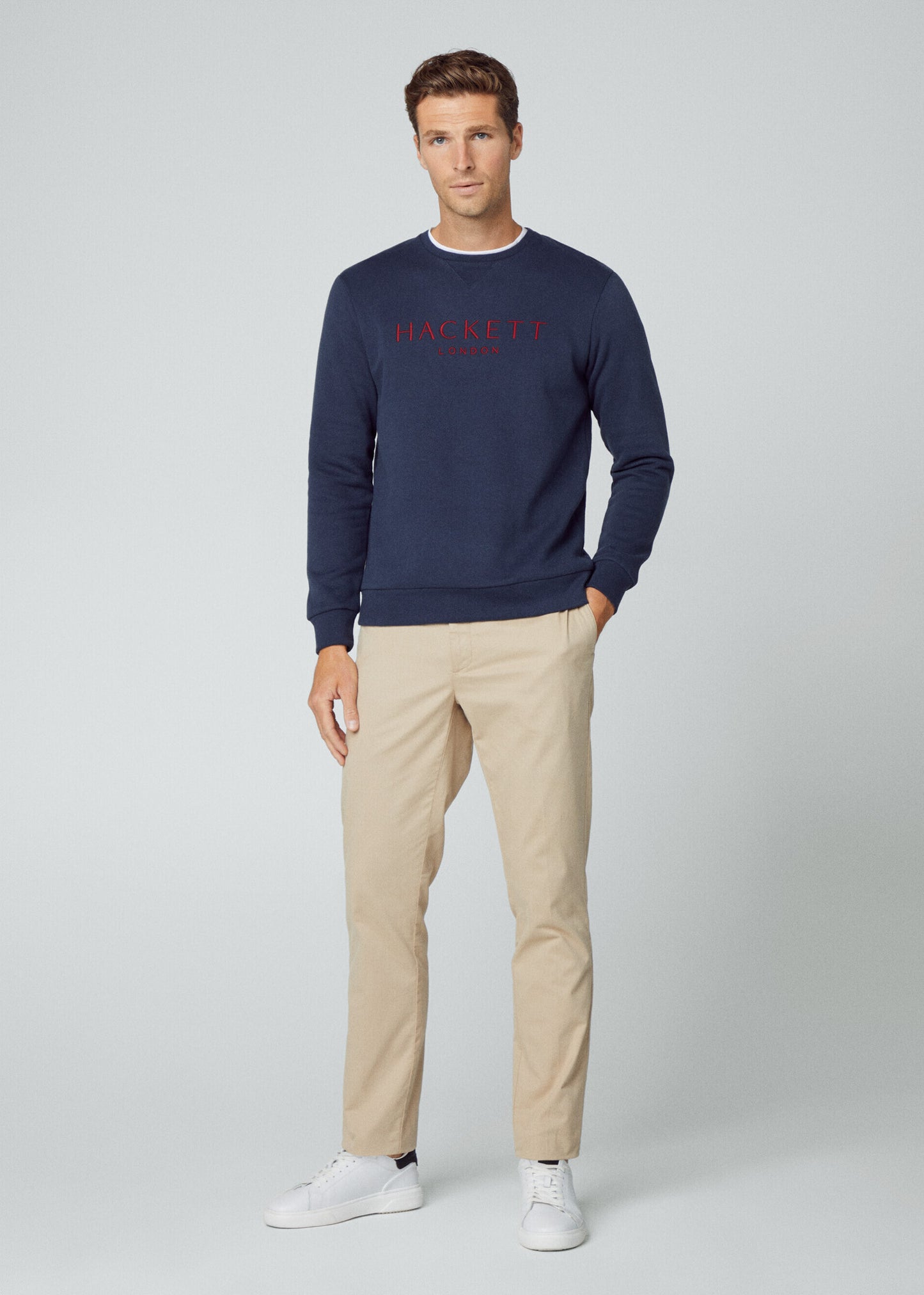 Hackett London Truien Heritage crew - navy
