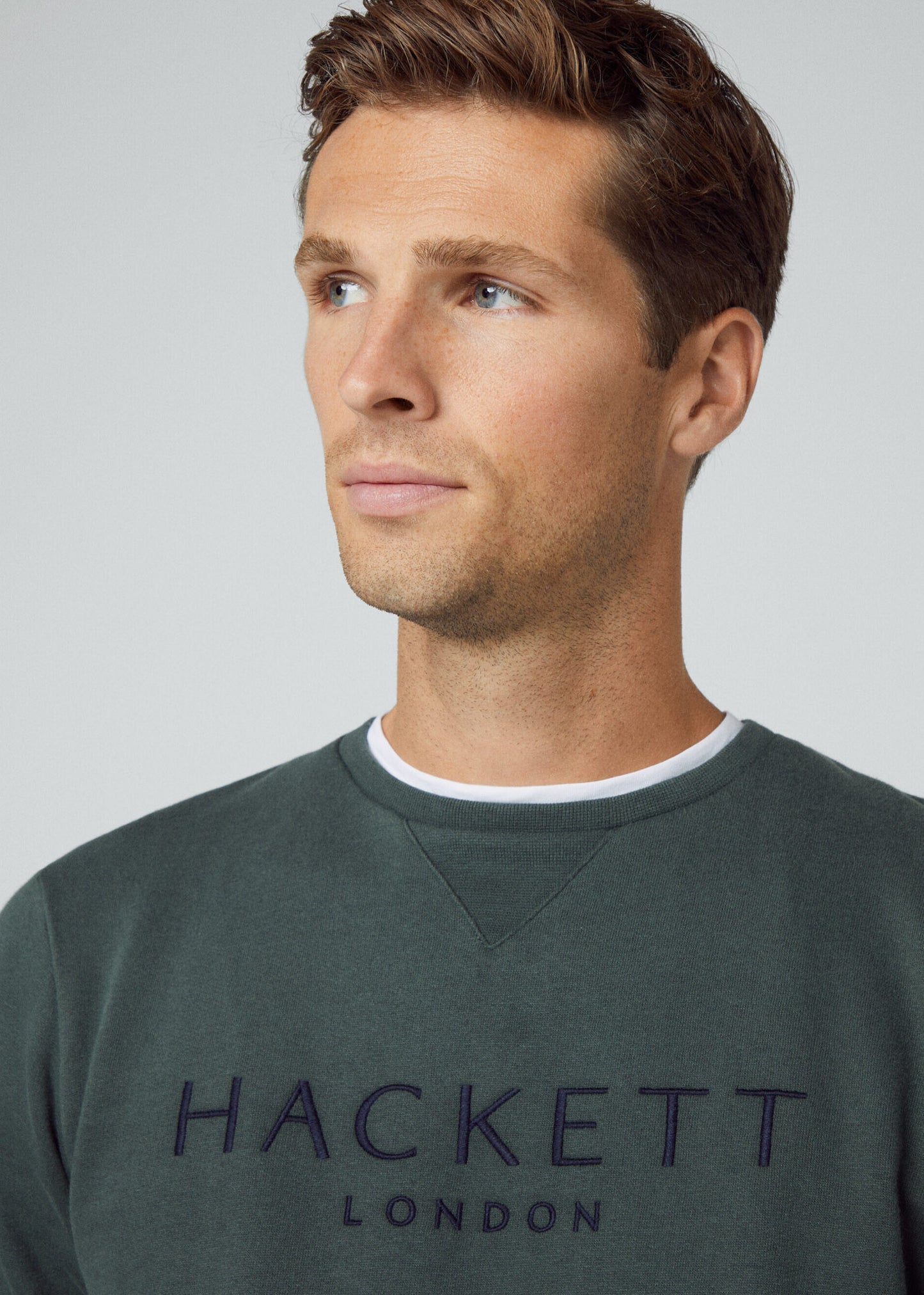Hackett London Truien Heritage crew - dark green