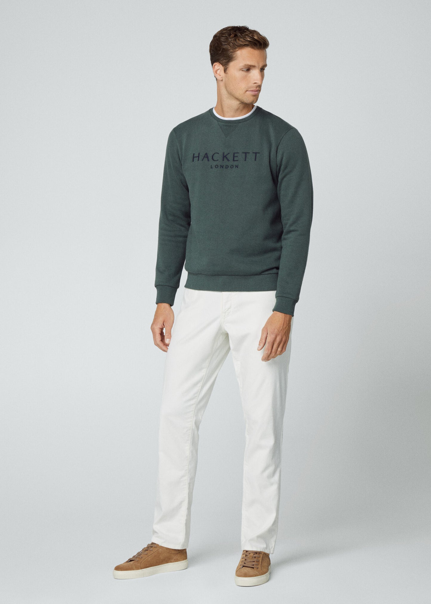 Hackett London Truien Heritage crew - dark green