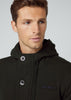 Hackett London Vesten Heritage hoody full zip - forest night