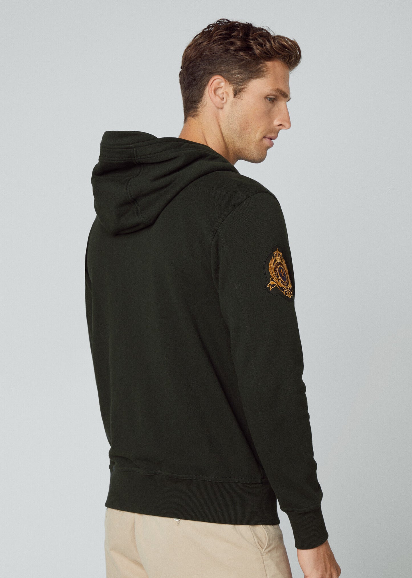 Hackett London Vesten Heritage hoody full zip - forest night