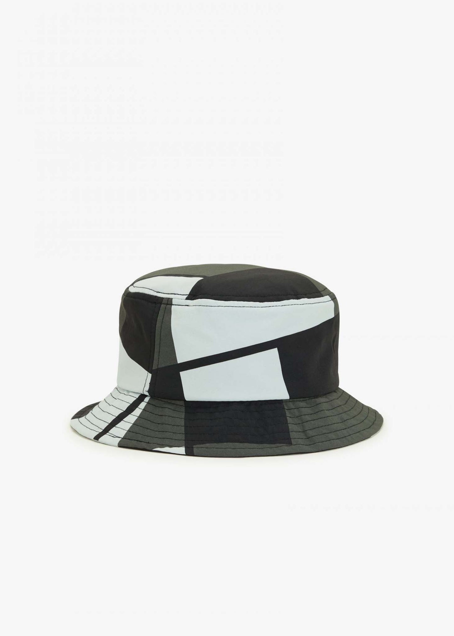 Fred Perry Bucket Hats Pixel print bucket hat - light ice field green black