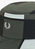Fred Perry Bucket Hats Pixel print bucket hat - light ice field green black