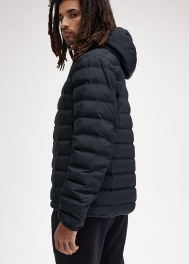 Fred Perry Jassen  Hooded insulated jacket - navy