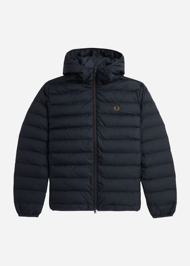 Fred Perry Jassen  Hooded insulated jacket - navy