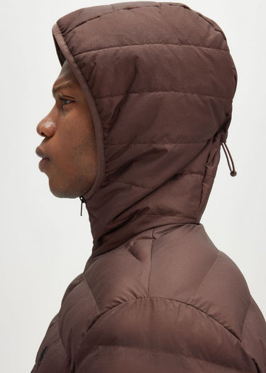 Fred Perry Jassen Hooded insulated jacket - carrington-road-brick