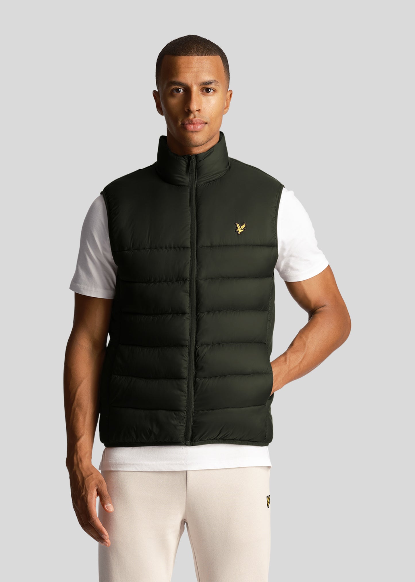 Lyle & Scott Bodywarmers Wadded gilet - olive