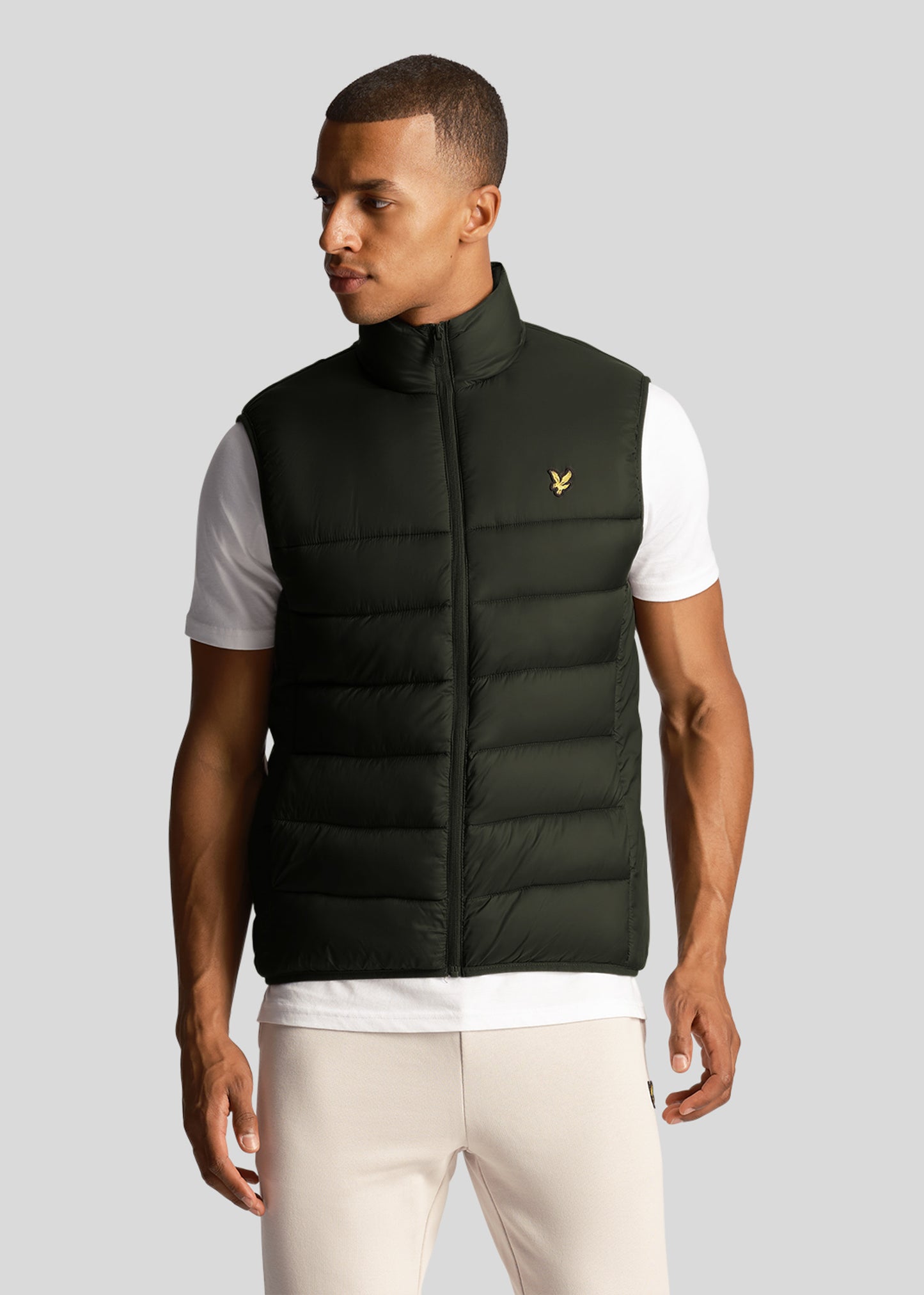 Lyle & Scott Bodywarmers Wadded gilet - olive