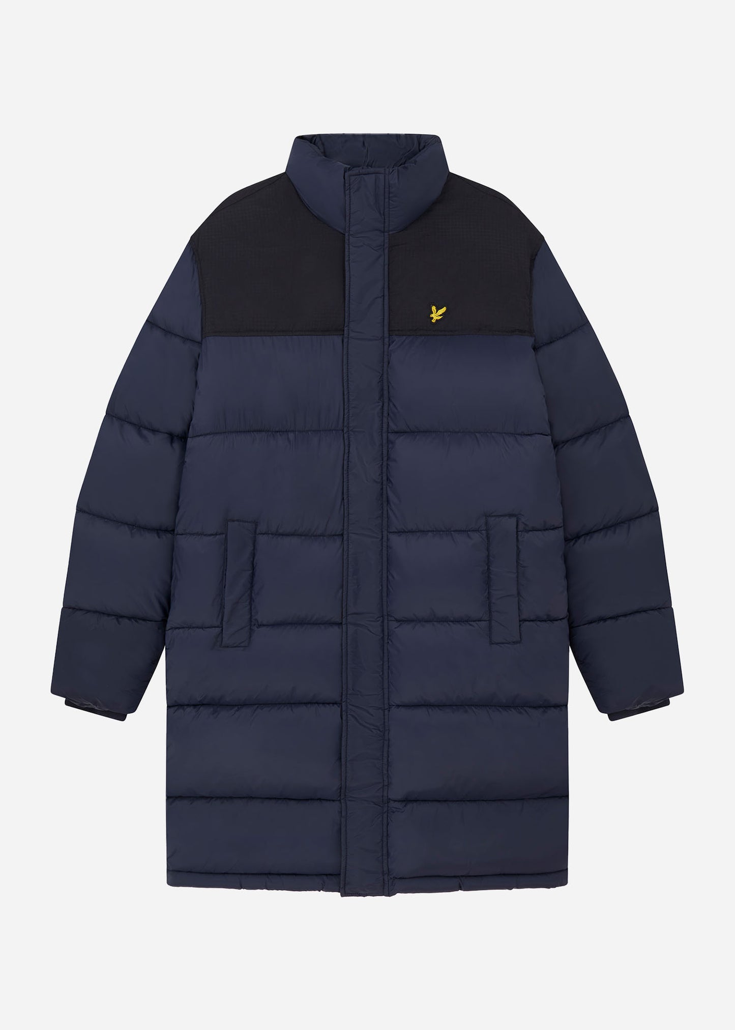 Lyle & Scott Jassen Longline wadded puffer - dark navy