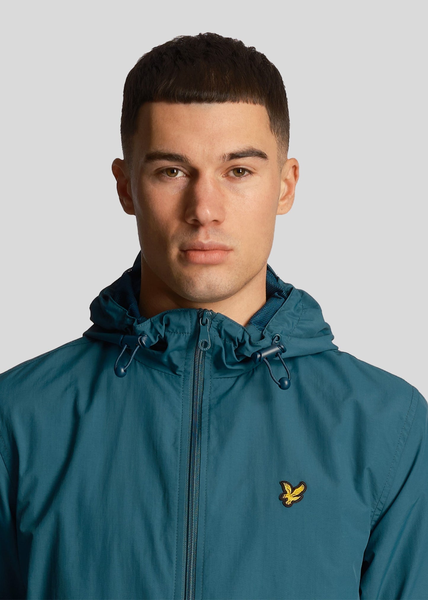 Lyle & Scott Jassen Zip through hooded jacket - malachite green