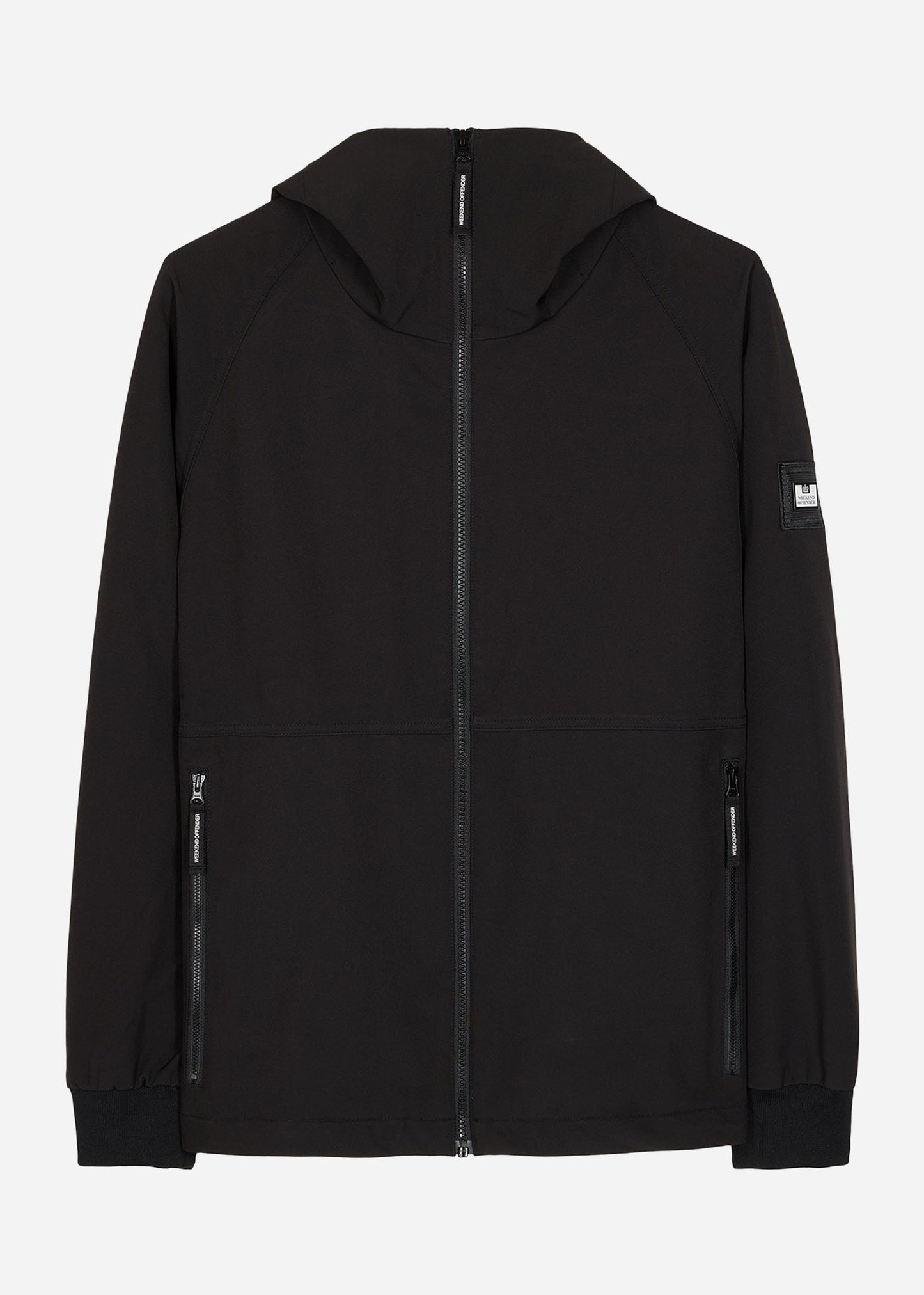 Weekend Offender Jassen Stipe softshell jacket - black