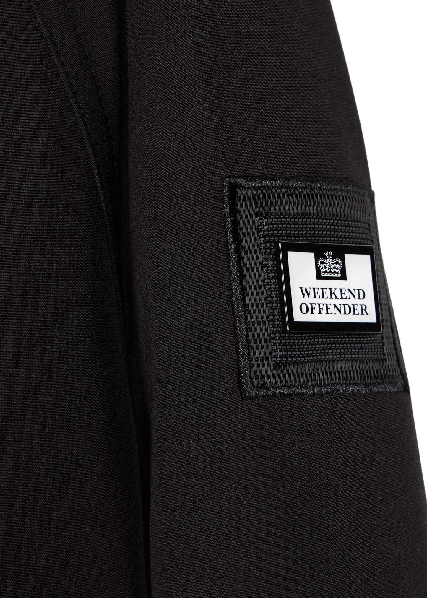 Weekend Offender Jassen Stipe softshell jacket - black