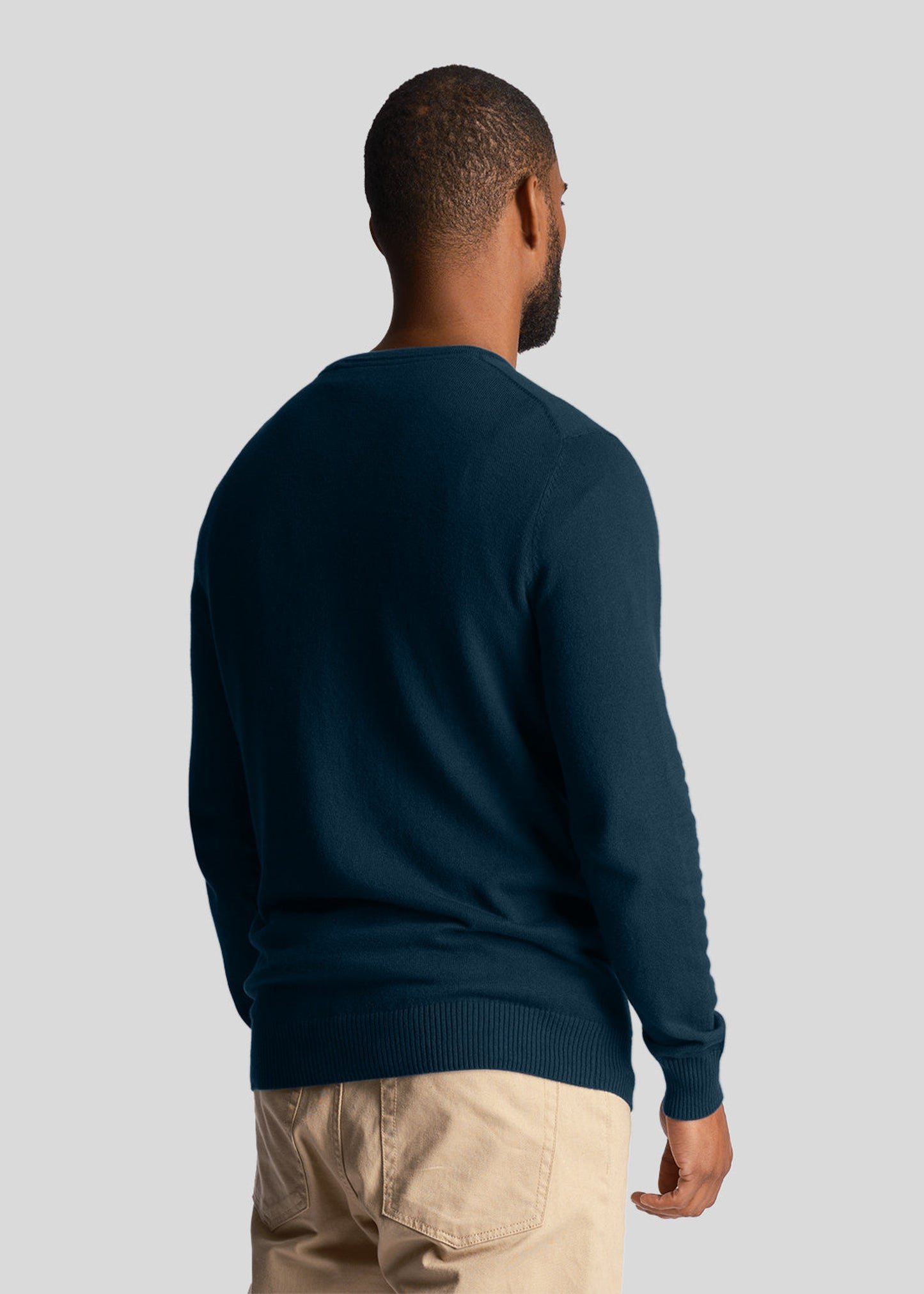 Lyle & Scott Truien Cotton merino crew jumper - apres navy