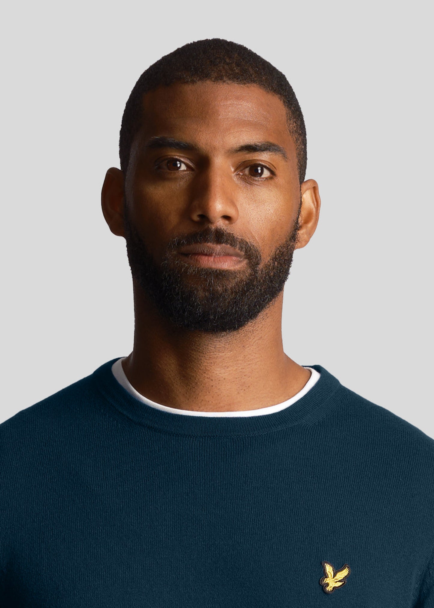 Lyle & Scott Truien Cotton merino crew jumper - apres navy
