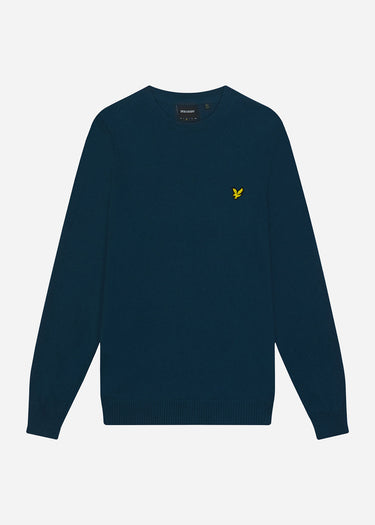 Lyle & Scott Truien Cotton merino crew jumper - apres navy