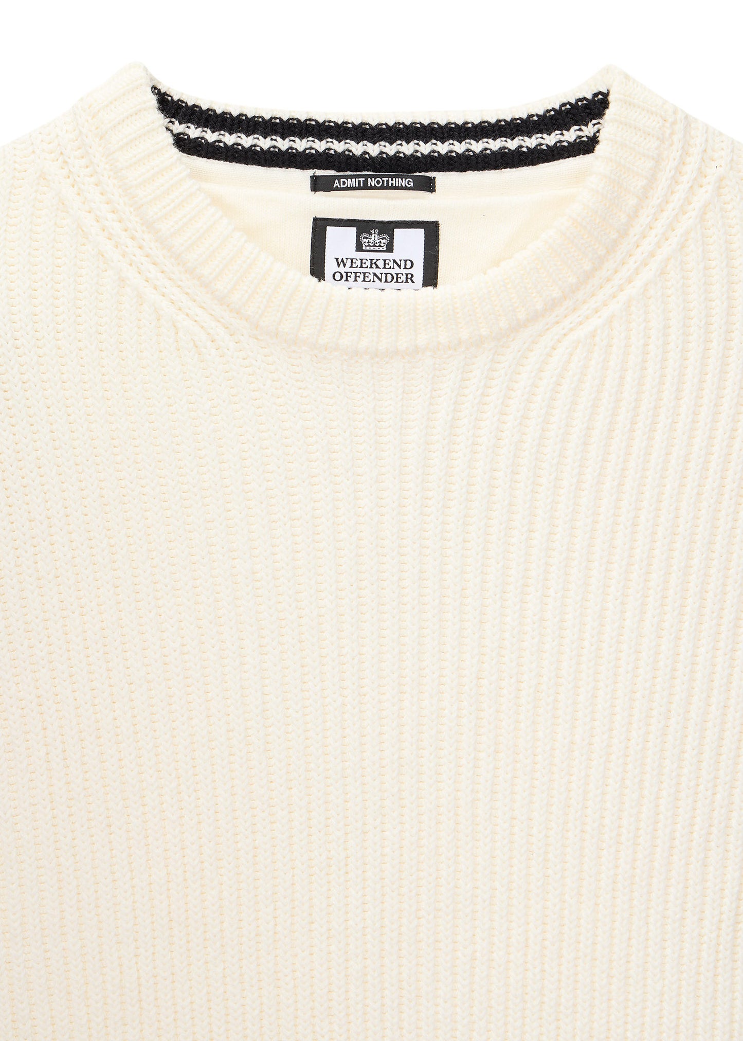 Weekend Offender Truien Couto - winter white