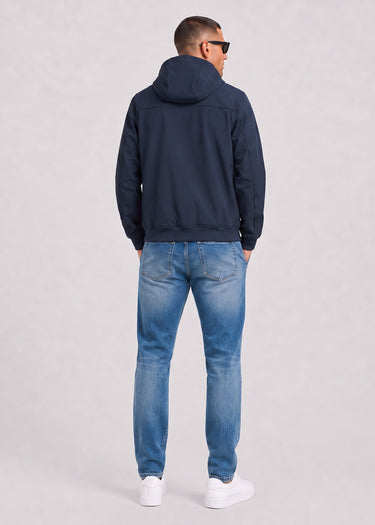 Lyle & Scott Jassen Fleece back softshell jacket - dark navy