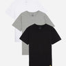 Lyle & Scott T-shirts Basic 3 pack t-shirt - jet black mid grey marl white