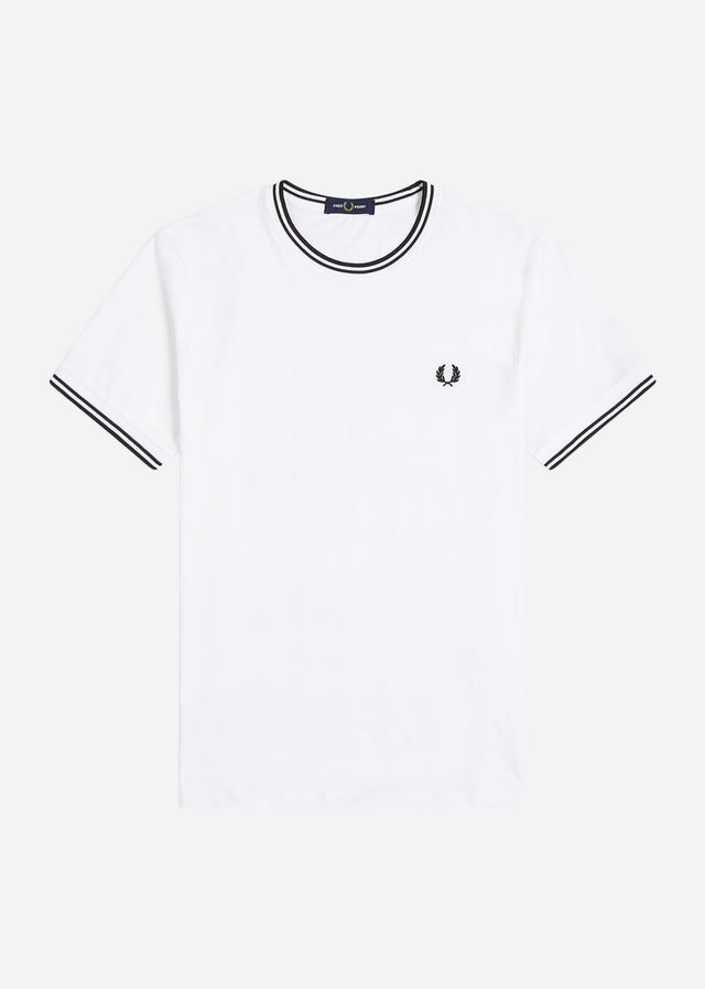 Fred Perry T-shirts Twin tipped t-shirt - white