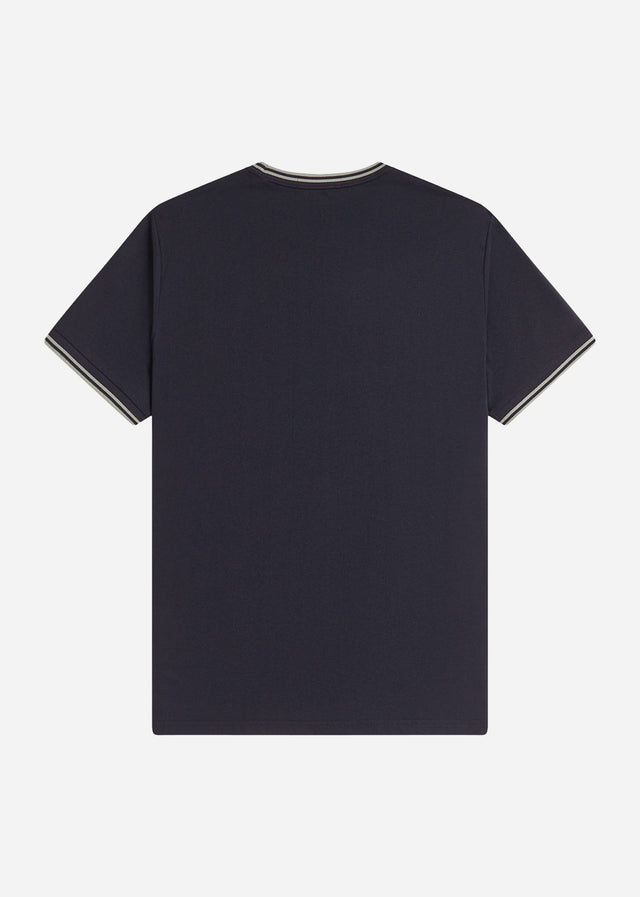 Fred Perry T-shirts Twin tipped t-shirt - navy seagrass