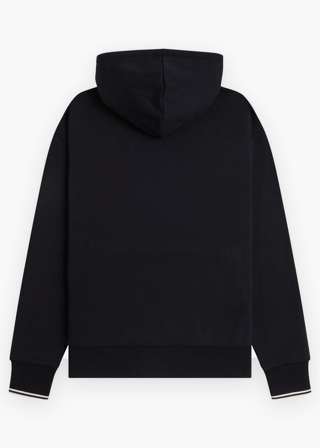 Fred Perry Hoodies Tipped hooded sweatshirt - black