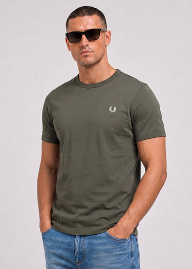 Fred Perry T-shirts Ringer t-shirt - field green