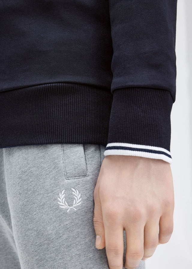 Fred Perry Truien Half zip sweatshirt - navy