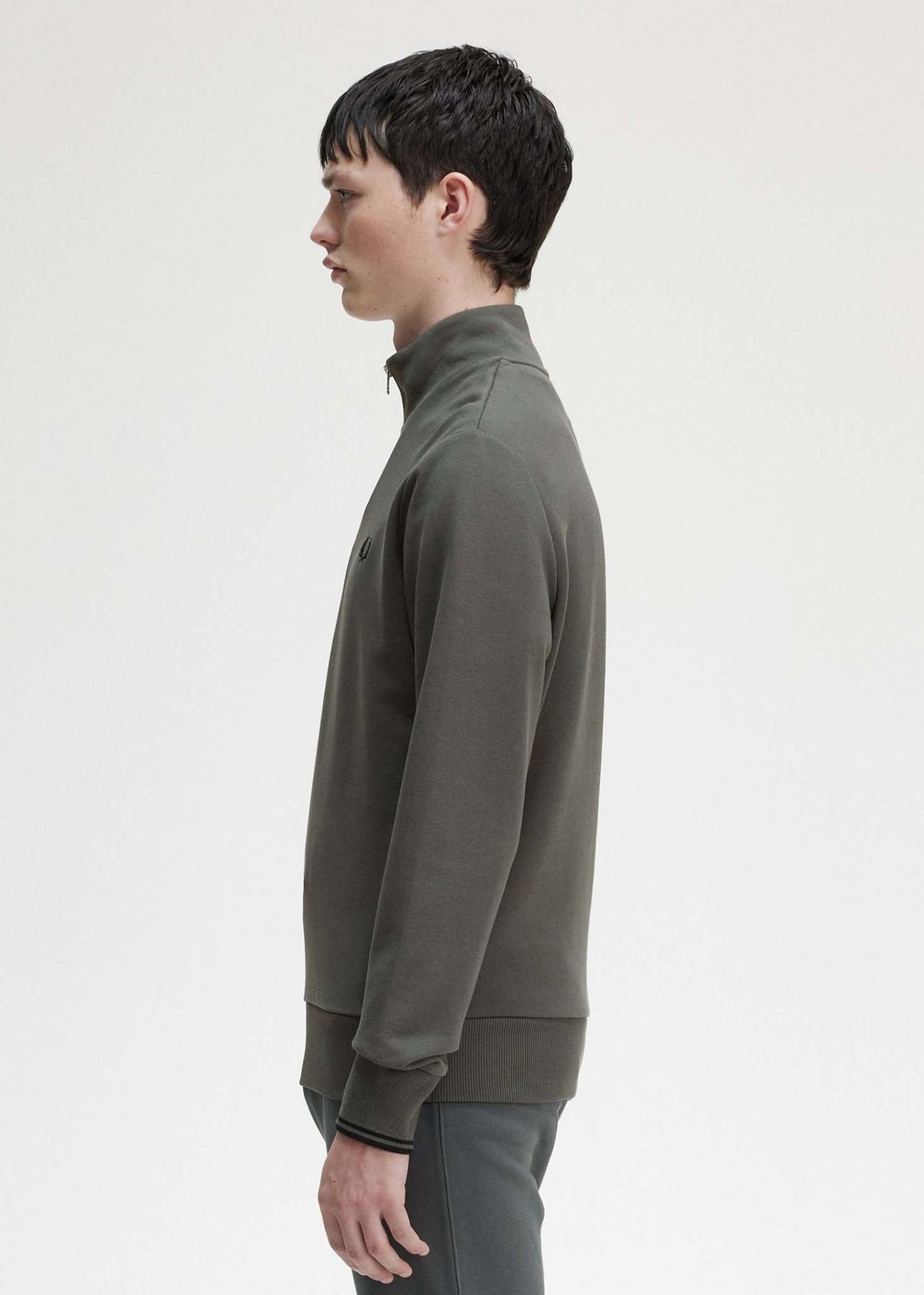 Fred Perry Truien Half zip sweatshirt - field green