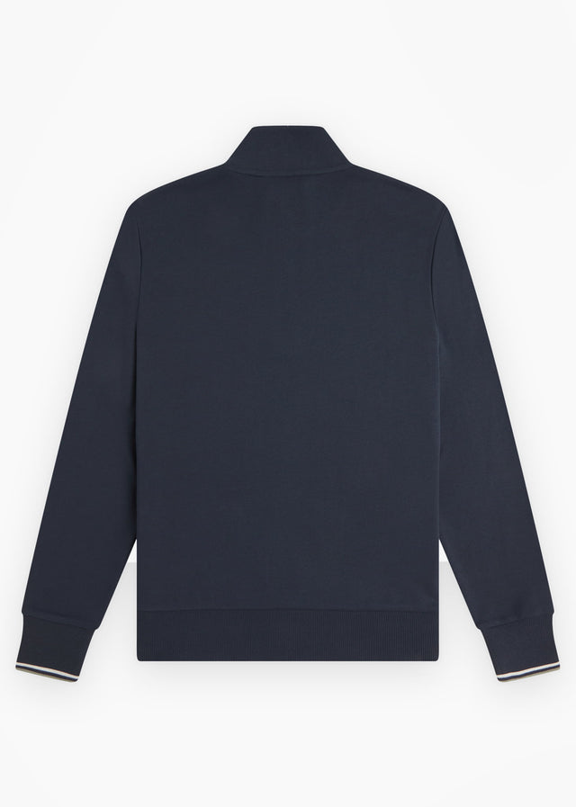 Fred Perry Truien Half zip sweatshirt - dark airforce ecru seagrass