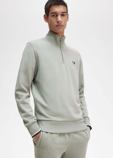 Fred Perry Truien  Half zip sweatshirt - limestone