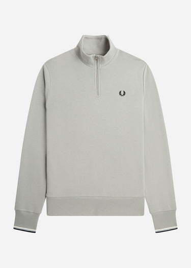 Fred Perry Truien  Half zip sweatshirt - limestone