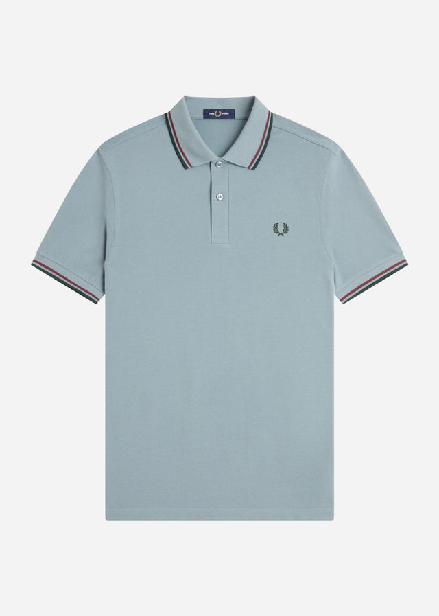 Fred Perry Polo's Twin tipped fred perry shirt - stockport blue oxblood grassroots
