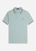 Fred Perry Polo's Twin tipped fred perry polo shirt- Silver Blue Tennis Blue Cinnamon