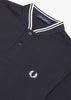 Fred Perry Polo's Bomber collar polo shirt - navy