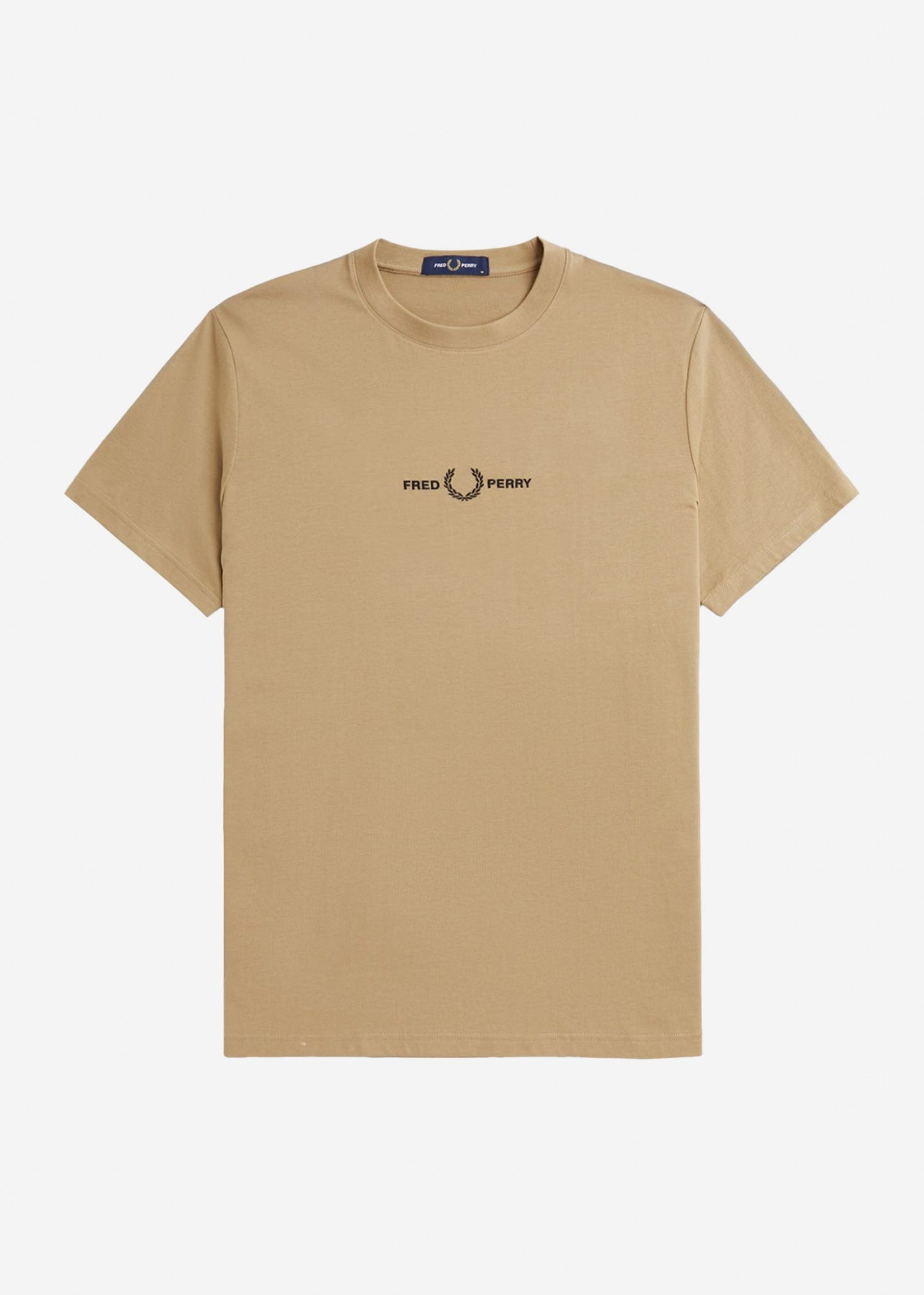 Fred Perry T-shirts Embroidered t-shirt - warm stone