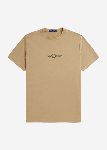 Fred Perry T-shirts  Embroidered t-shirt - warm stone