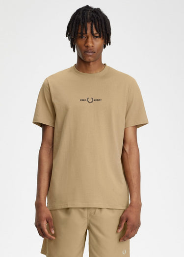 Fred Perry T-shirts  Embroidered t-shirt - warm stone