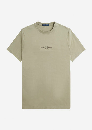 Fred Perry T-shirts  Embroidered t-shirt - warm grey