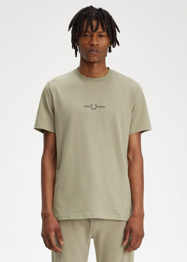 Fred Perry T-shirts  Embroidered t-shirt - warm grey