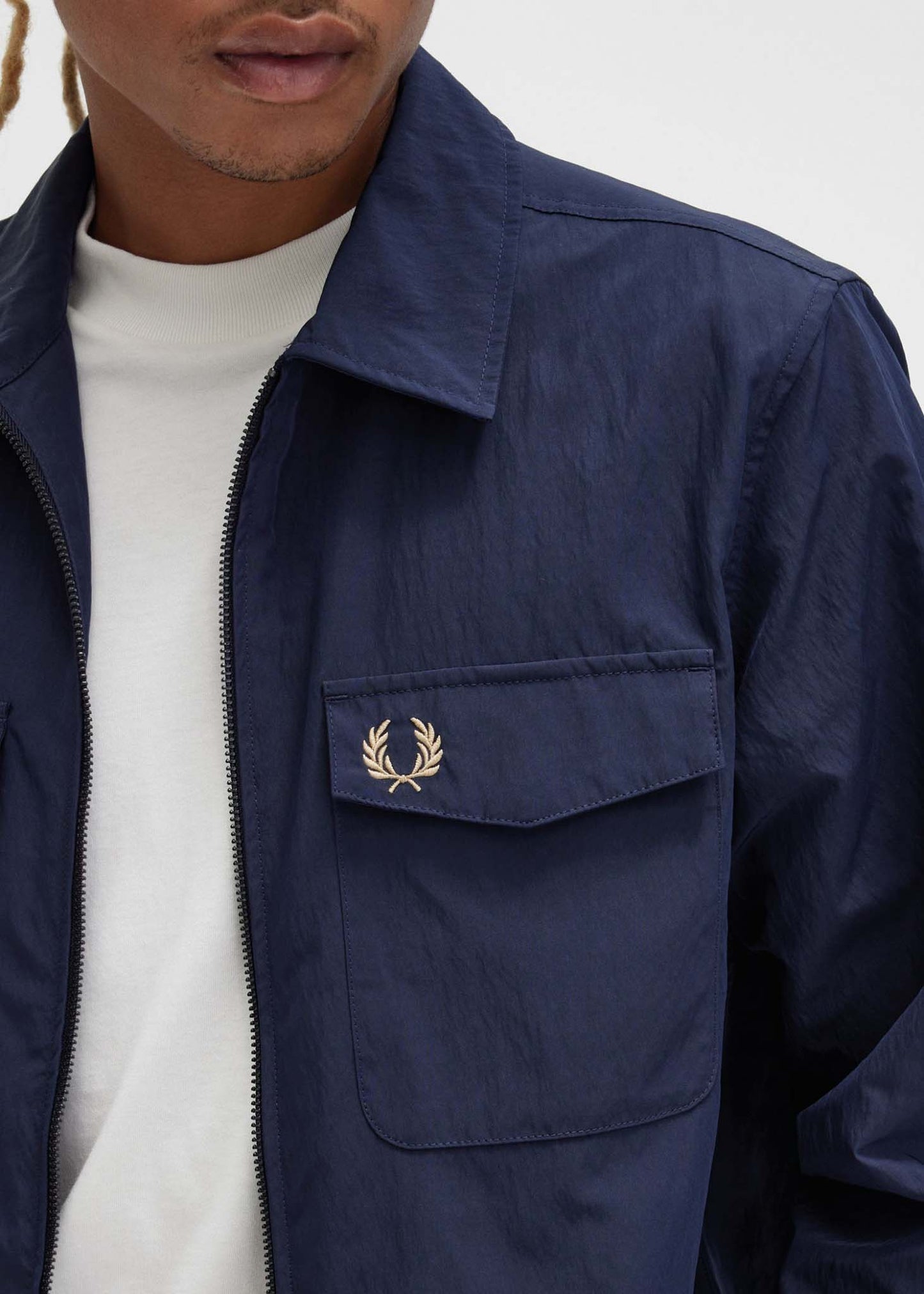 Fred Perry Overshirts A Zip overshirt - navy