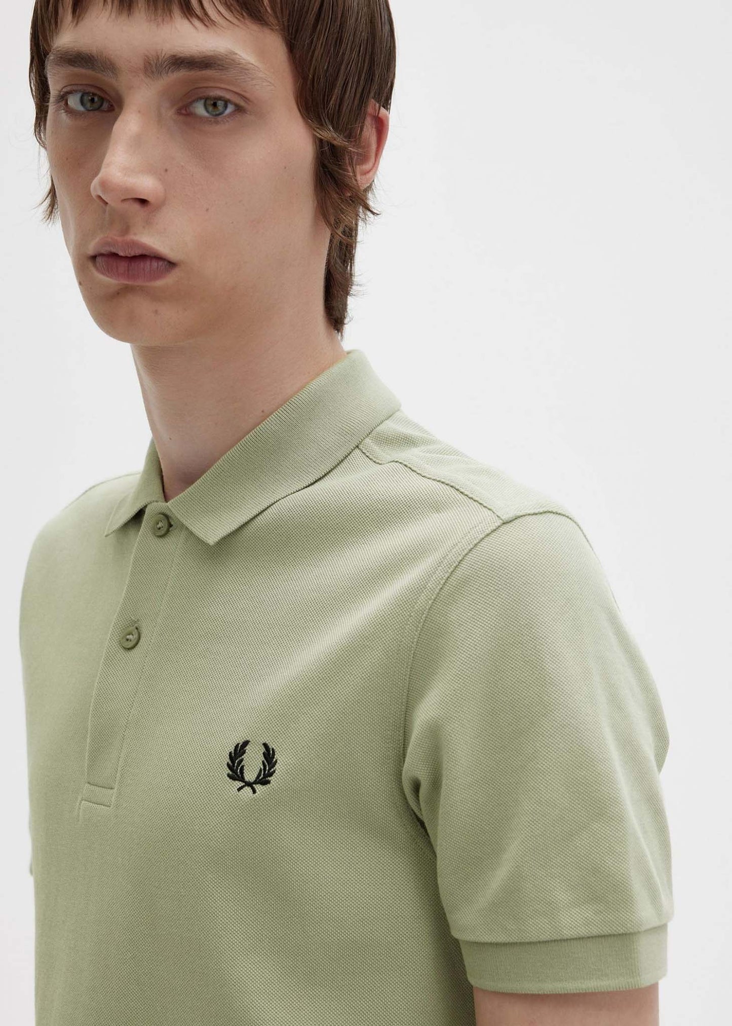 Fred Perry Polo's Plain Fred Perry shirt - seagrass