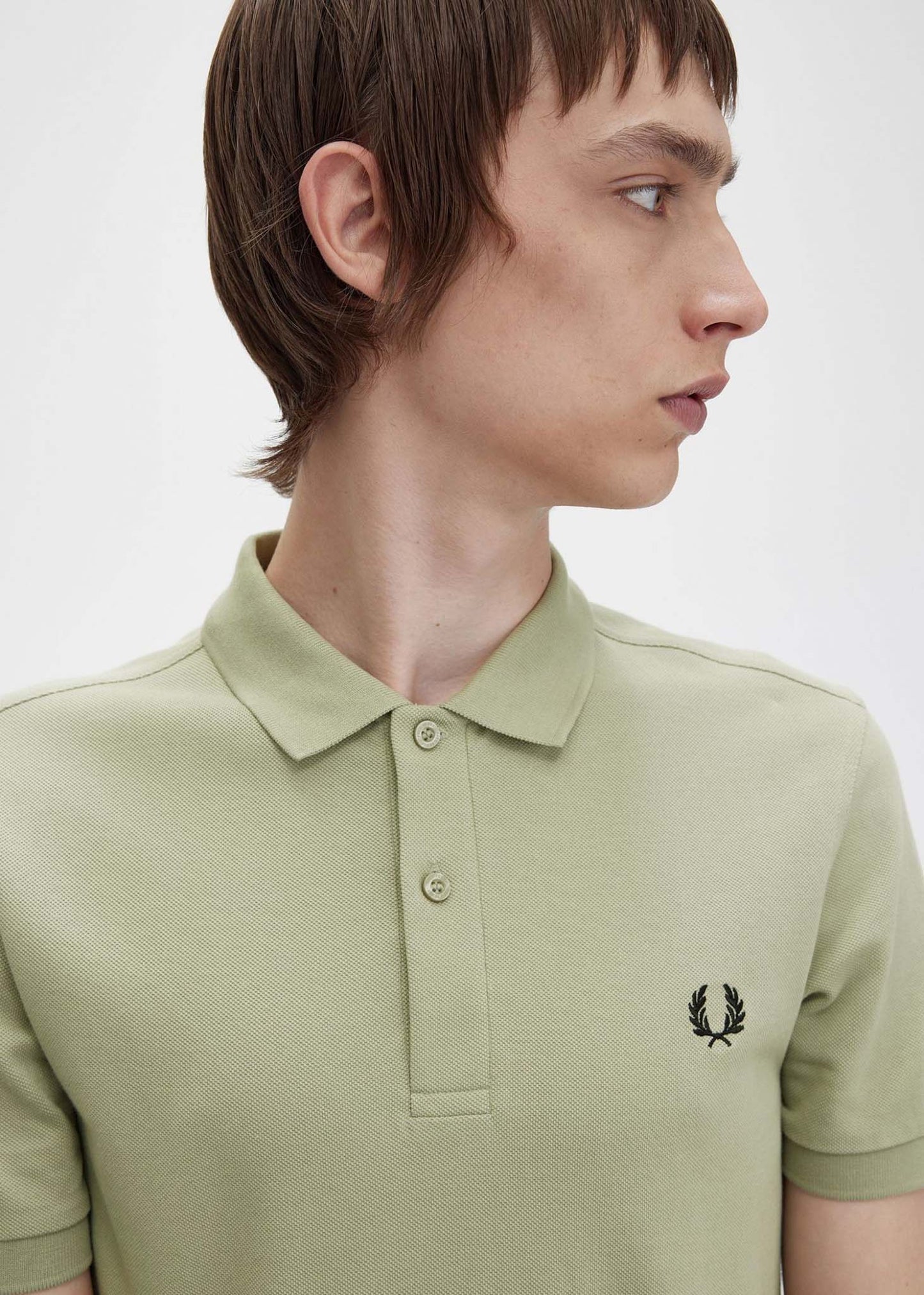 Fred Perry Polo's Plain Fred Perry shirt - seagrass