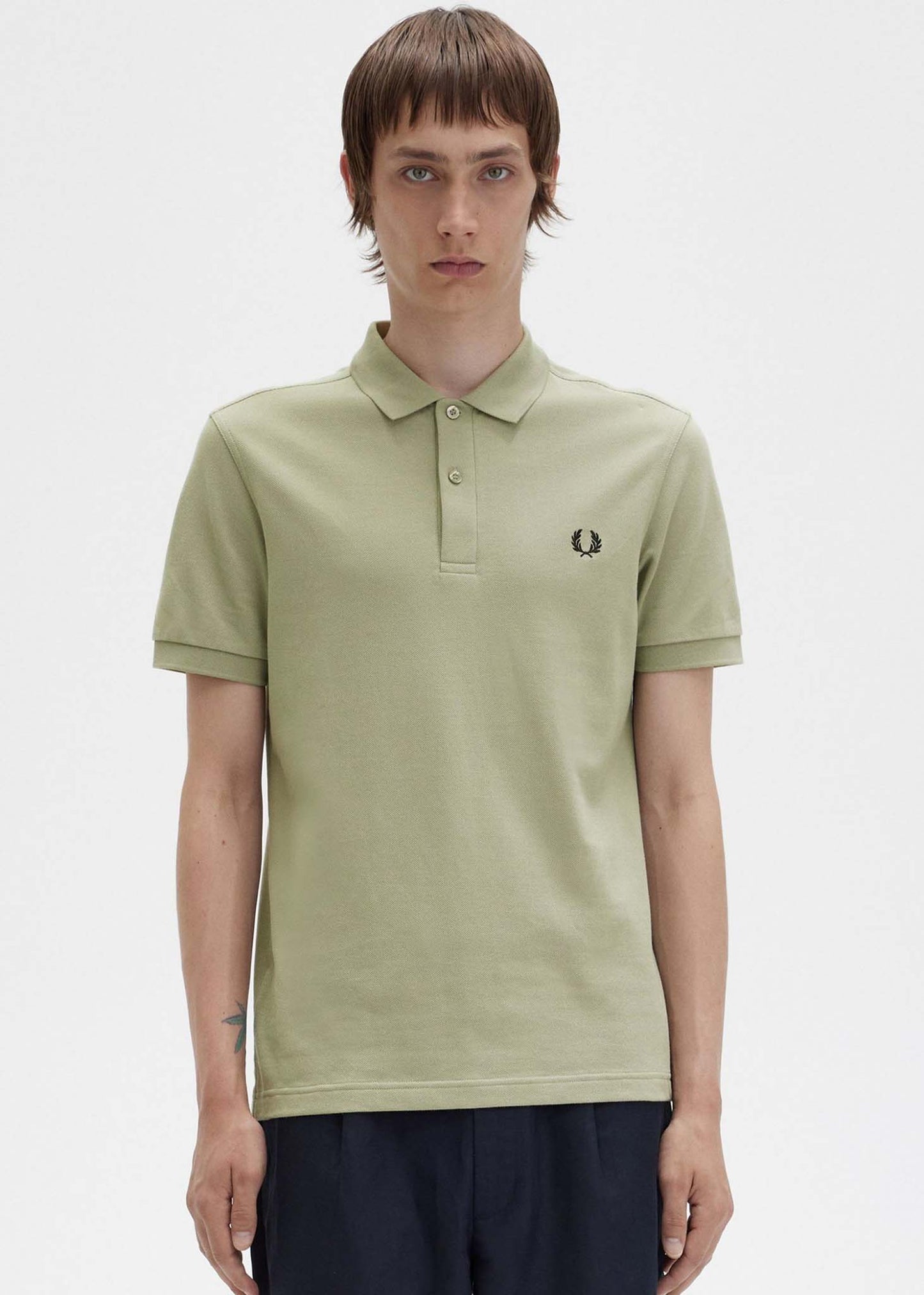 Fred Perry Polo's Plain Fred Perry shirt - seagrass