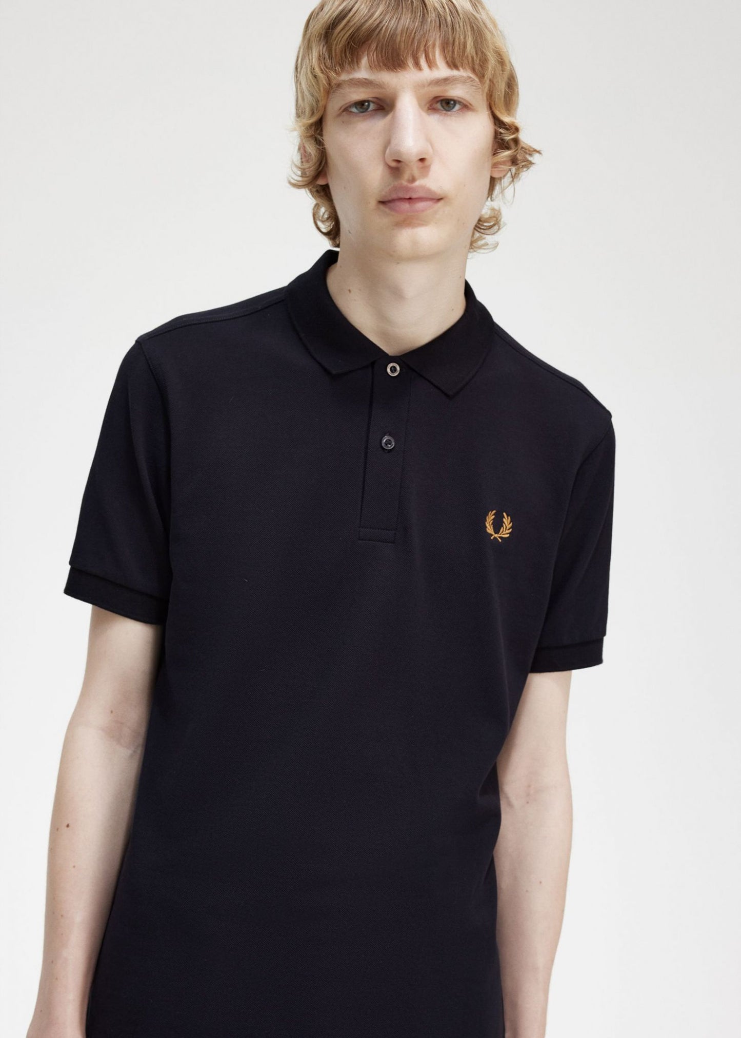 Fred Perry Polo's Plain fred perry shirt - navy dark caramel